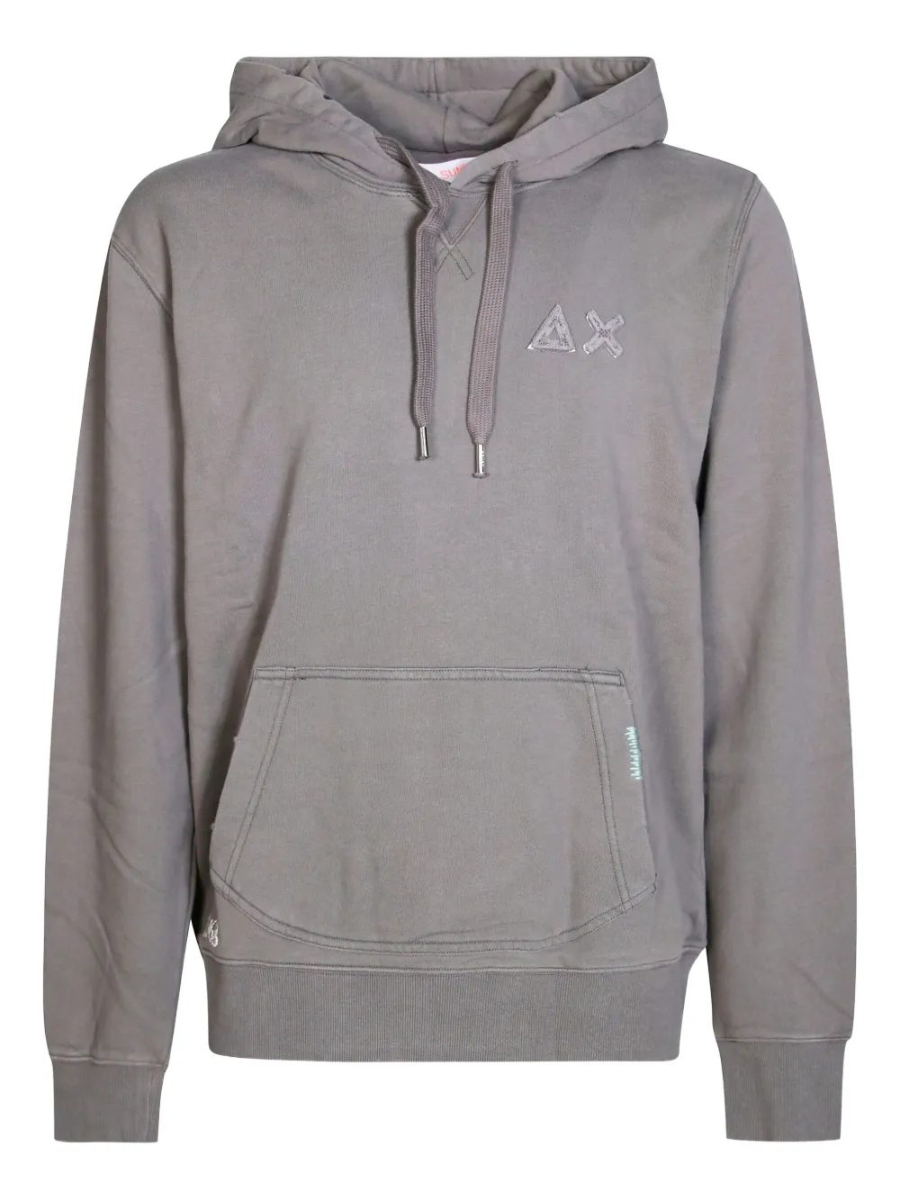 

Худи с вышитым логотипом Sun68, серый