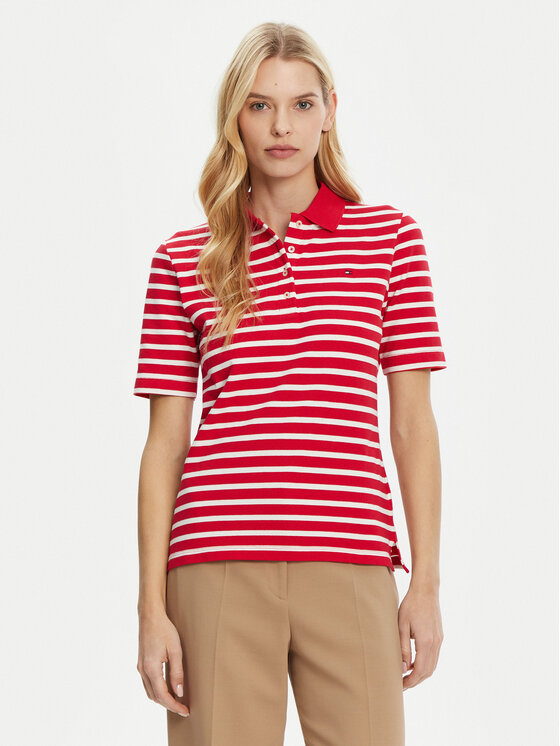 

Рубашка поло стандартный крой 1985 WW0WW43224 Tommy Hilfiger, красный