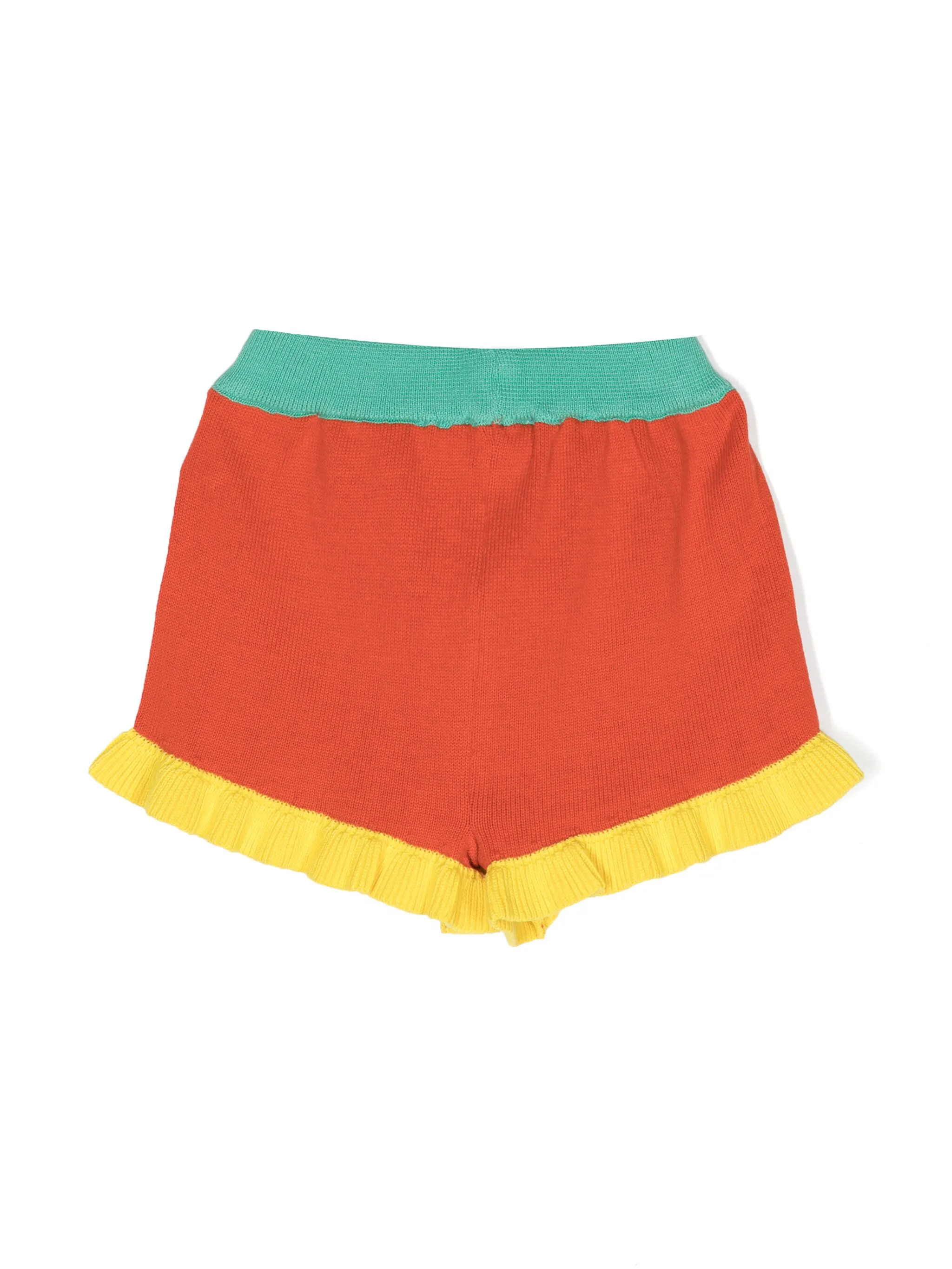 Шорты в стиле колор-блок Stella Mccartney Kids, красный — фото 2