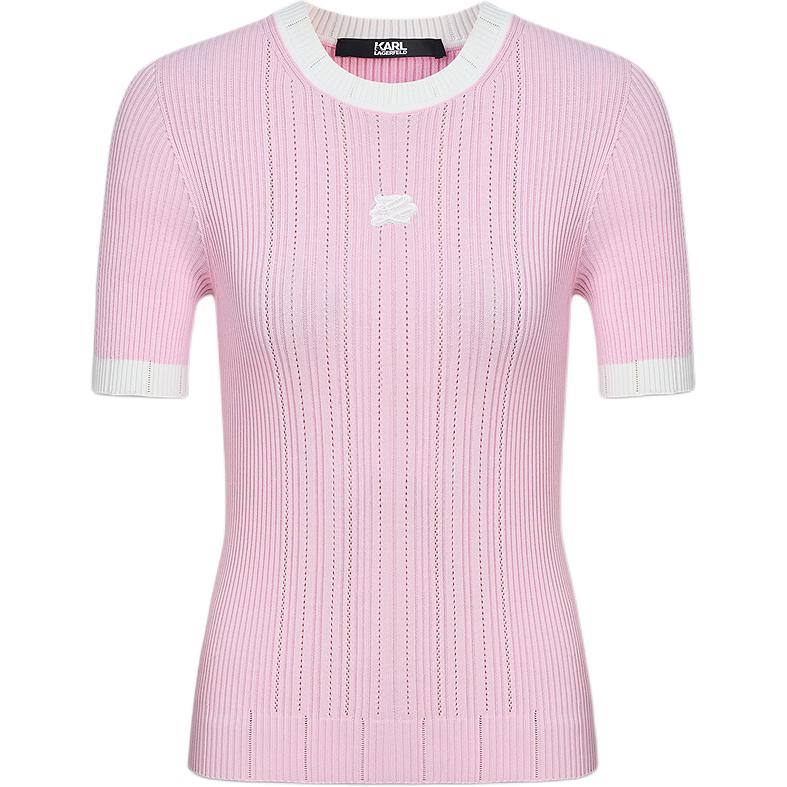 

Топ KARL LAGERFELD FW25 для женщин KARL LAGERFELD / Karl Lagerfeld Jeans, розовый