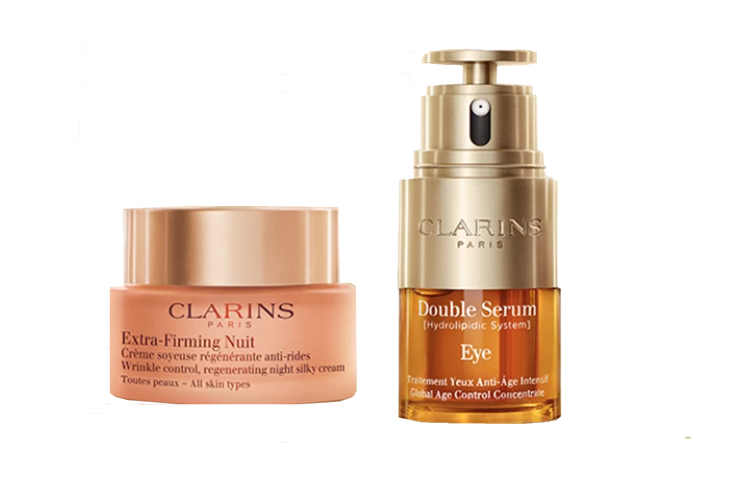 

Jiaoyunshi сыворотка двойной экстракт крем для глаз и крем для лица набор для ухода увлажнение и гидратация 50мл+20мл CLARINS