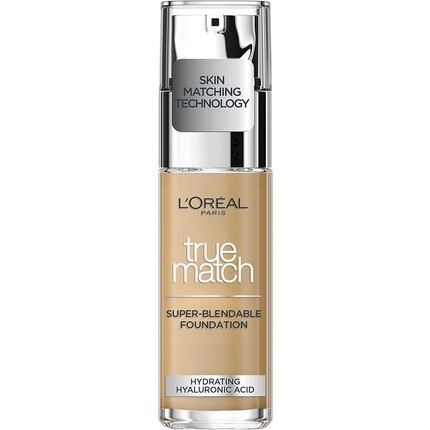 

L'Oreal Paris True Match Жидкая тональная основа для ухода за кожей с гиалуроновой кислотой Spf 17 30 мл 6N Мед, L'Oreal