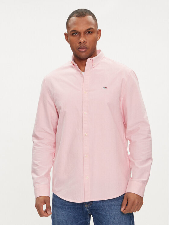 

Рубашка стандартного кроя Tommy Jeans, розовый