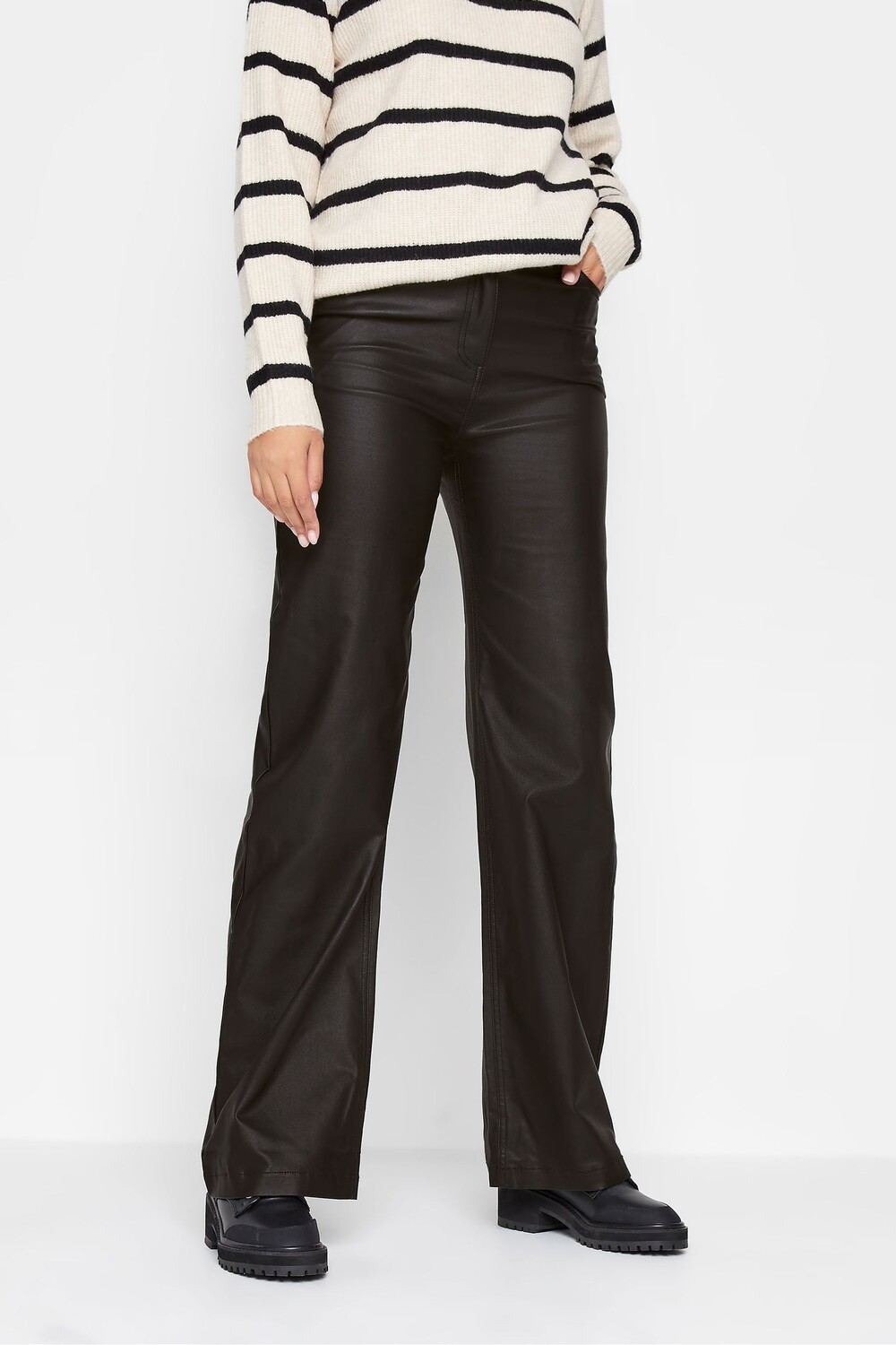 

Широкие джинсы с покрытием Long Tall Sally, черный