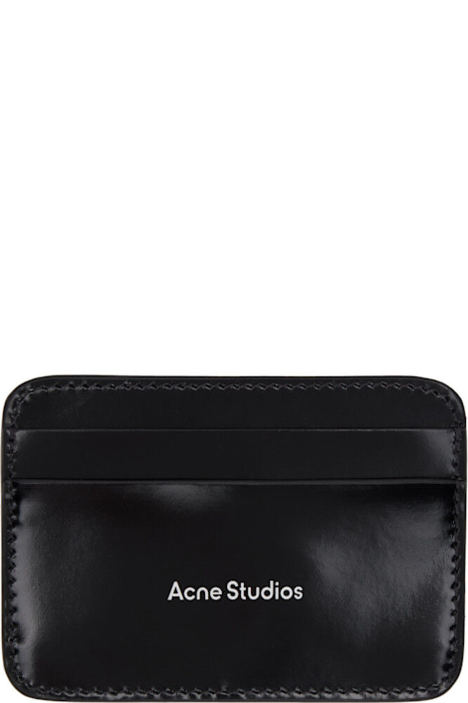 

Черный кожаный держатель для карт Acne Studios