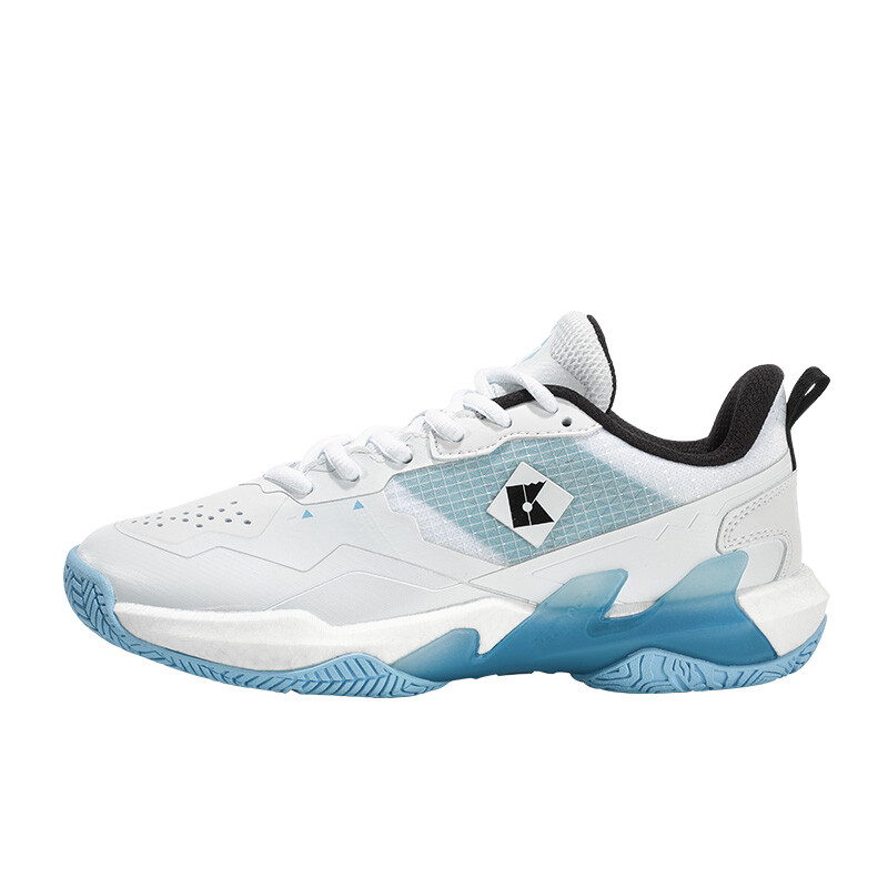 

Кроссовки KUMPOO Badminton Shoes Unisex Low-top White/Gray/Blue, белый/серый
