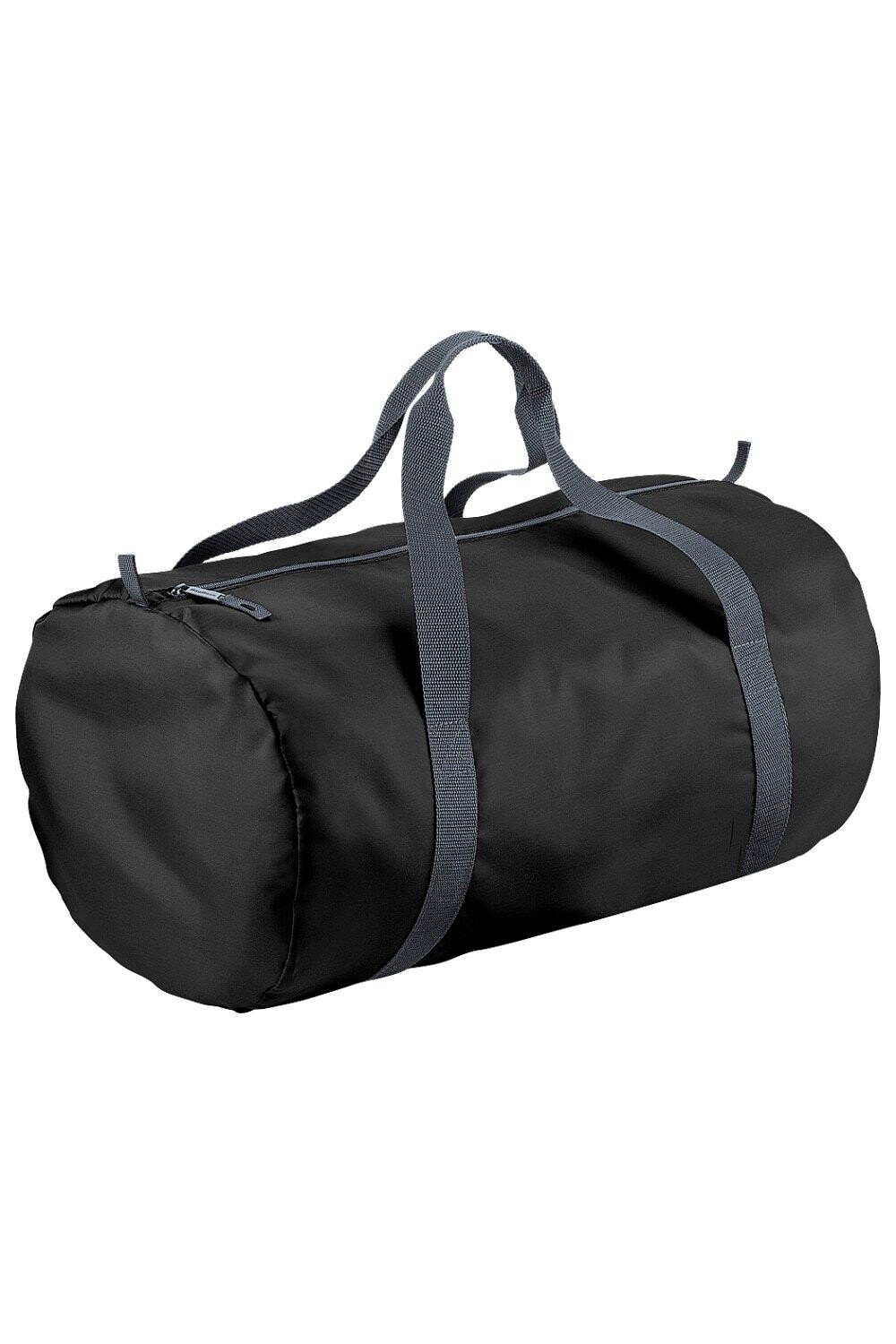 

Водонепроницаемая дорожная сумка Packaway Barrel Bag / Duffle (32 литра) (2 шт.) Bagbase, черный