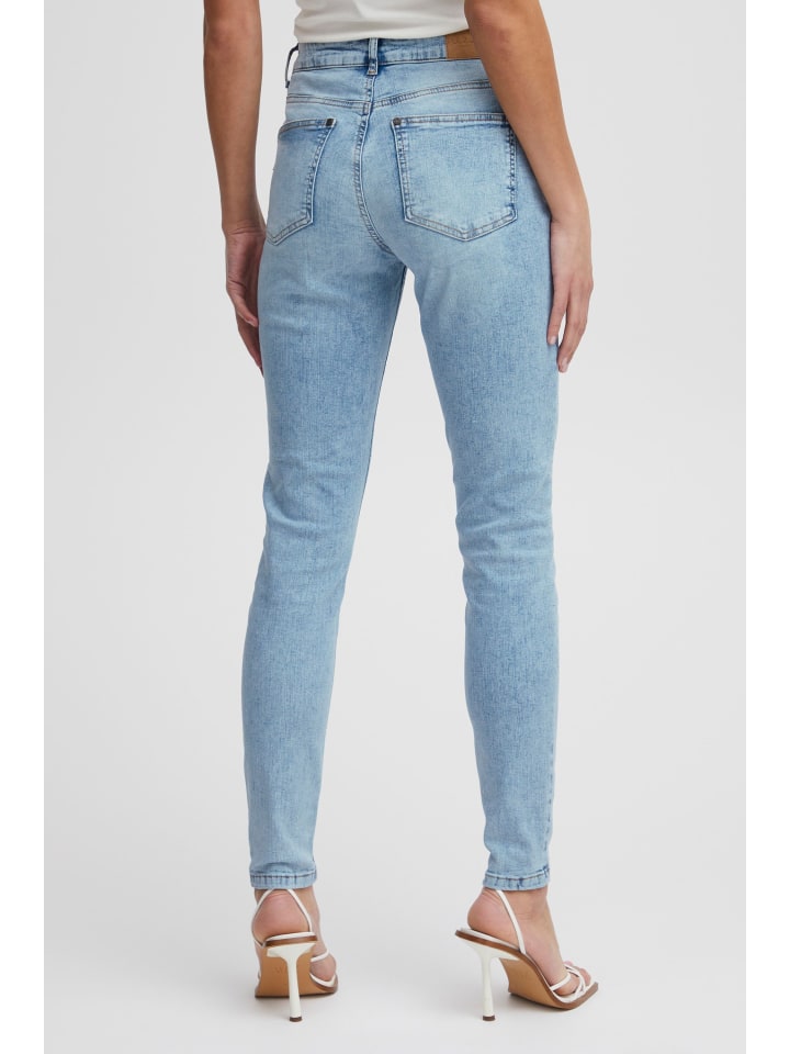 

Джинсы скинни PZJOY из светло-голубого денима Pulz