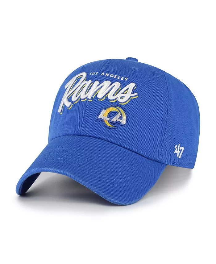 

Женская шапка Royal Los Angeles Rams Ariana Clean Up с регулировкой высоты '47 Brand