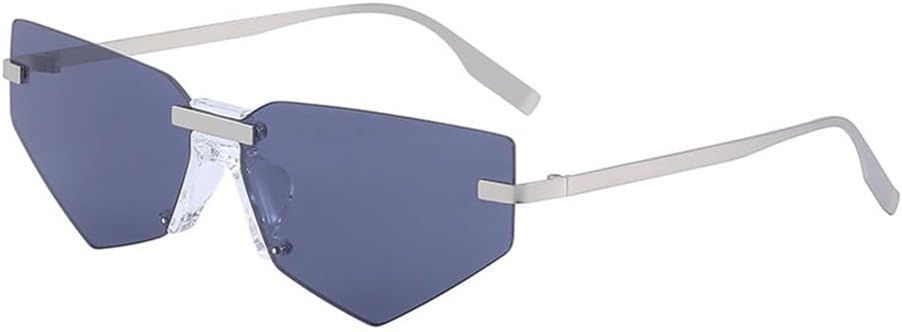 

Классические безободковые солнцезащитные очки 2027 года для мужчин, очки для вождения, модные винтажные очки для женщин, солнцезащитные очки UV400 для мужчин и женщин MTZJH, 2