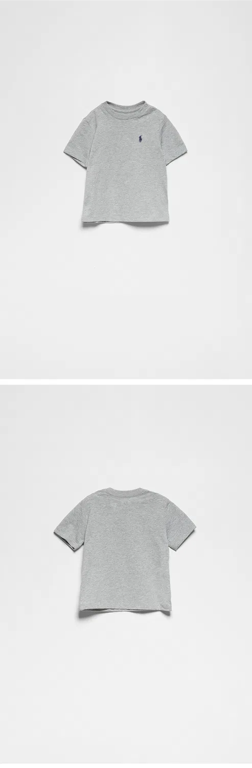 Детская футболка с круглым вырезом зелёная от Polo Ralph Lauren Children — фото 3