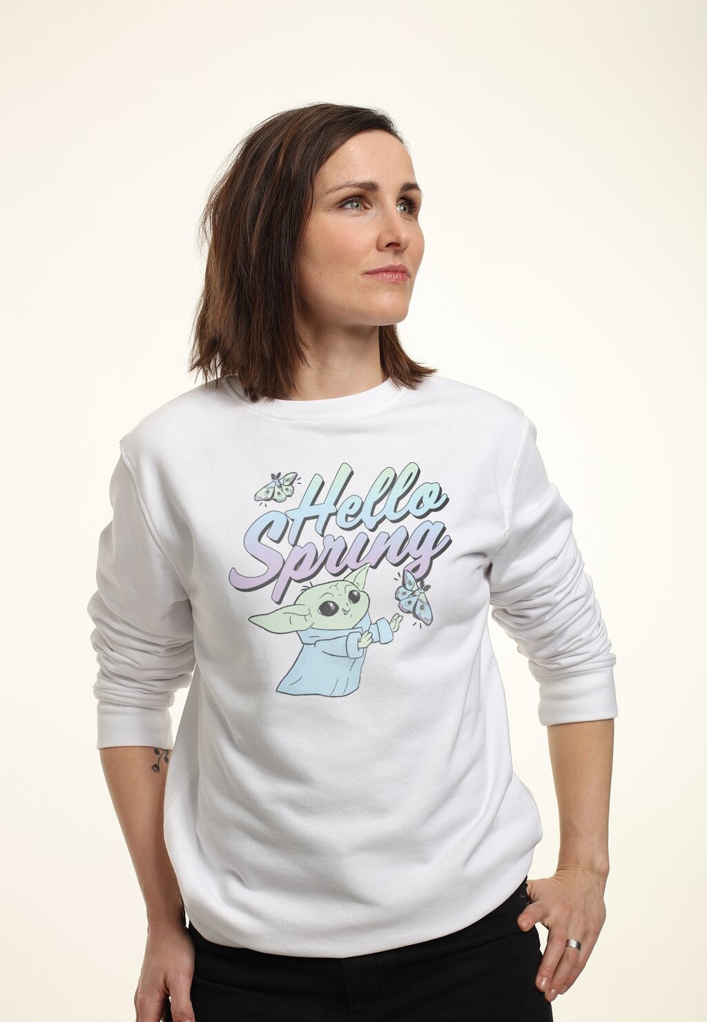 

Толстовка STAR WARS THE MANDALORIAN HELLO SPRING Star Wars, белый