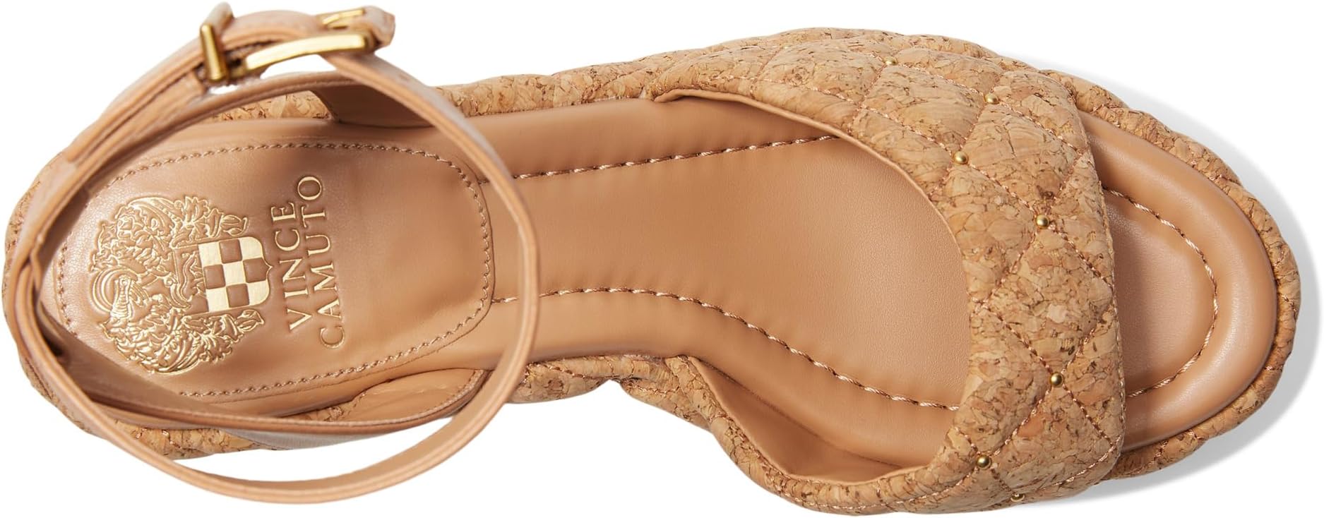 Сандалии Vince Camuto Ellah Chunky Platform Sandals, цвет Natural/Travertine — фото 2