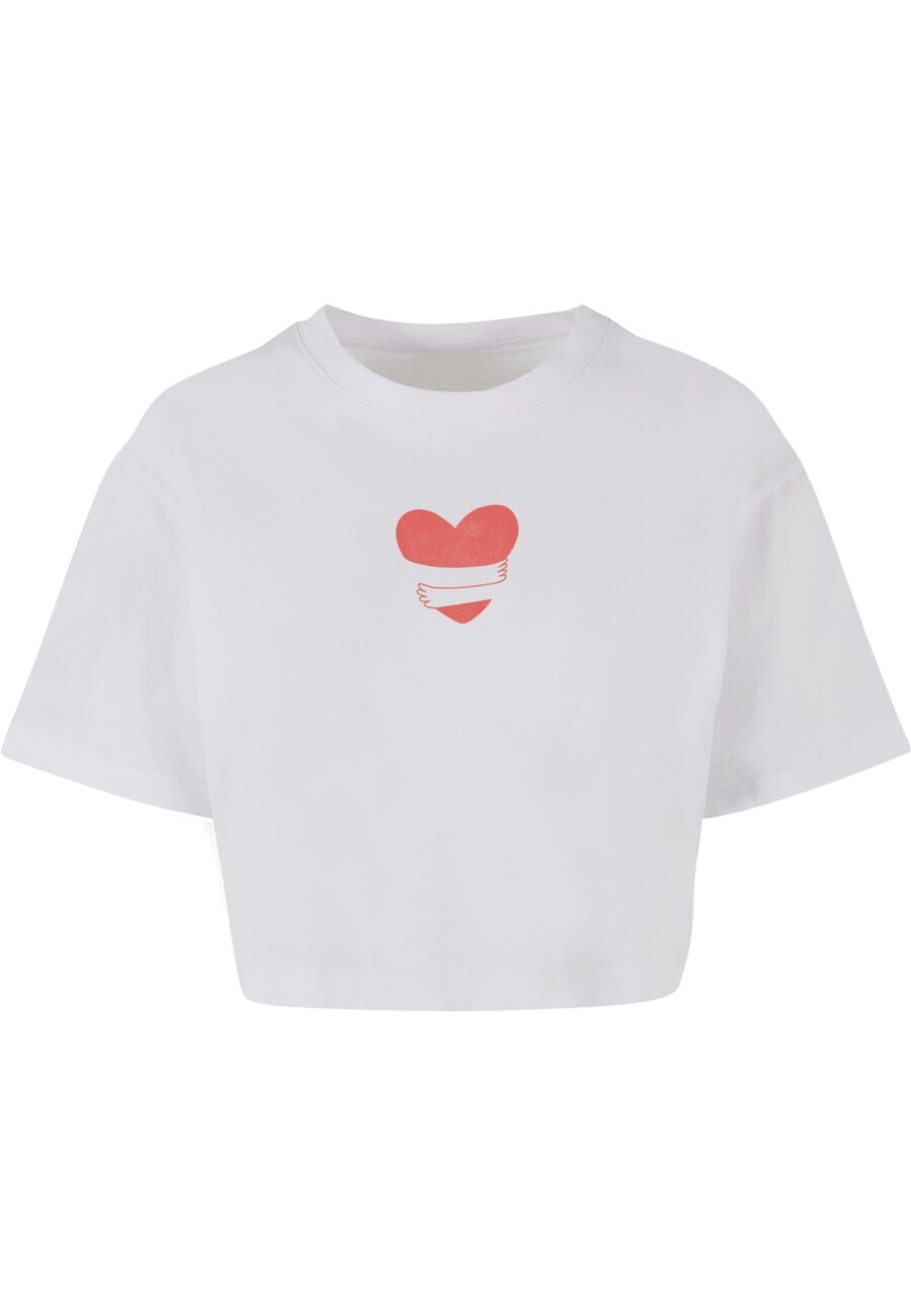 

Футболка Merchcode Shirt Hugs & Love - Heart Hug, белый