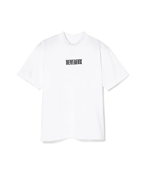 

Футболка с высоким воротником и логотипом DEVEREUX GOLF, белый