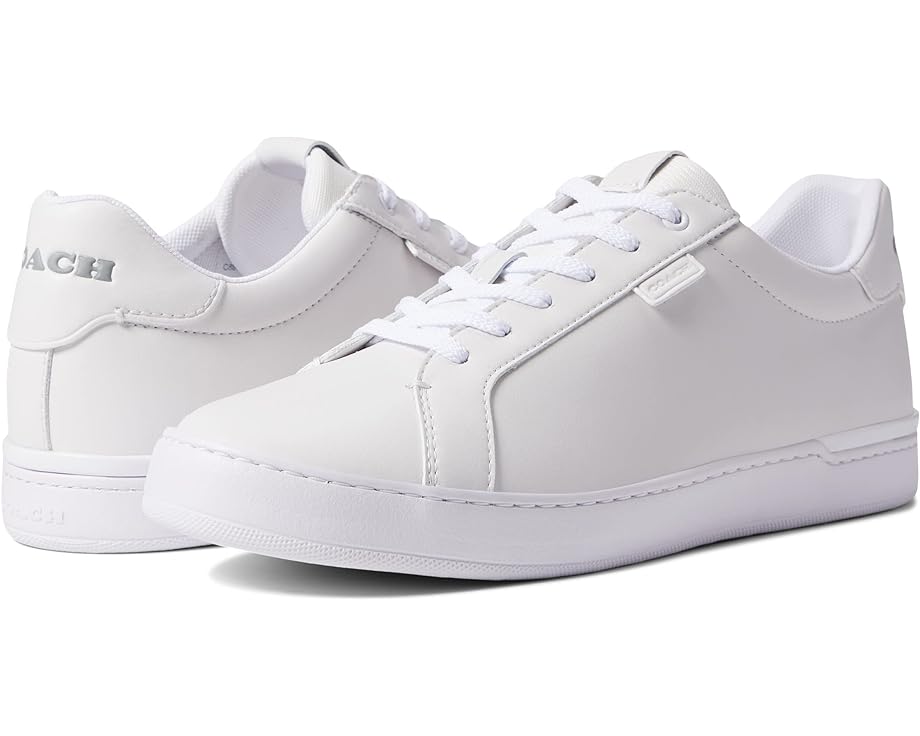 

Кроссовки COACH Lowline Leather Low Top, цвет Optic White