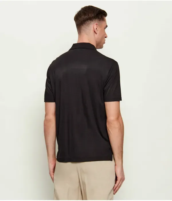 Полюс slim fit Emporio Armani, черный — фото 3