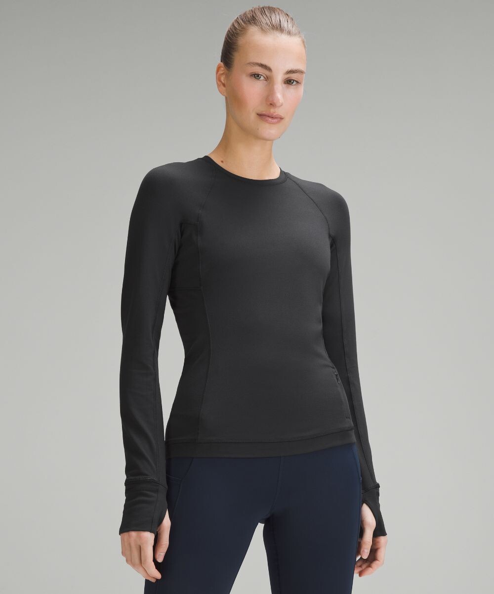 

Рубашка с длинными рукавами It's Rulu Run Lululemon, черный