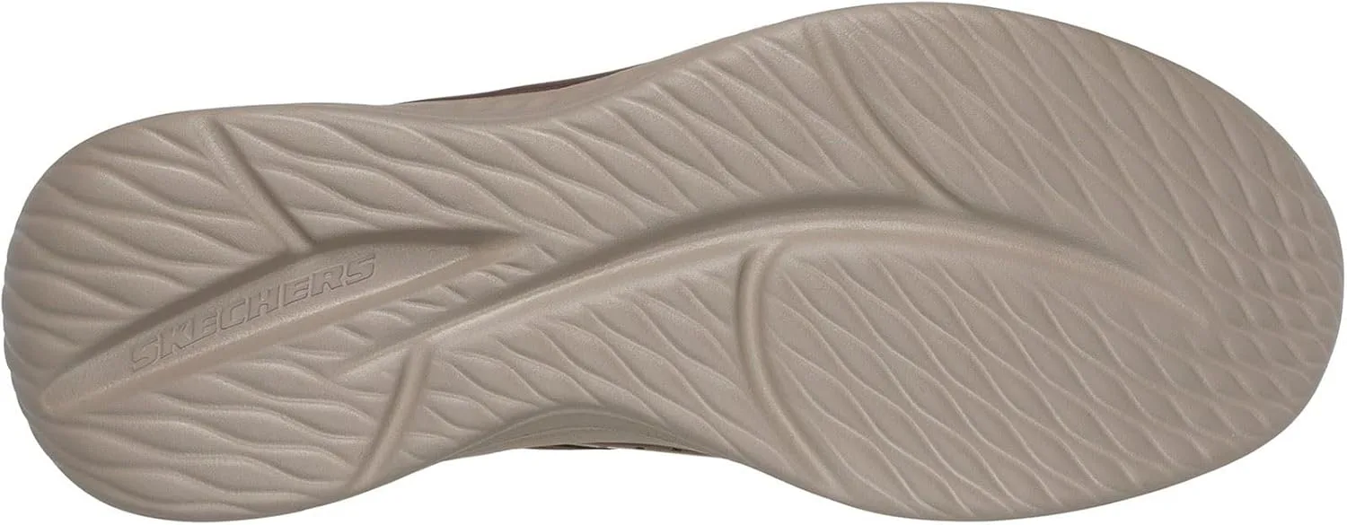 Мужские лоферы Skechers USA Slade-Zachary Hands Free без шнурков, коричневый — фото 3