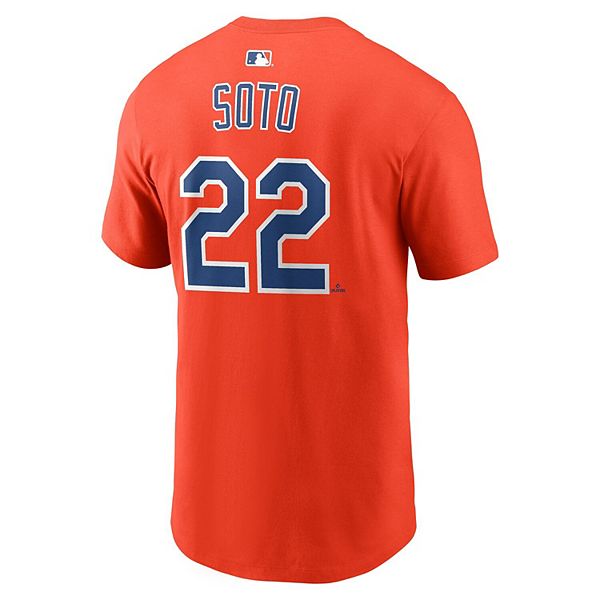 Футболка с именем и номером Хуана Сото New York Mets Nike — фото 4