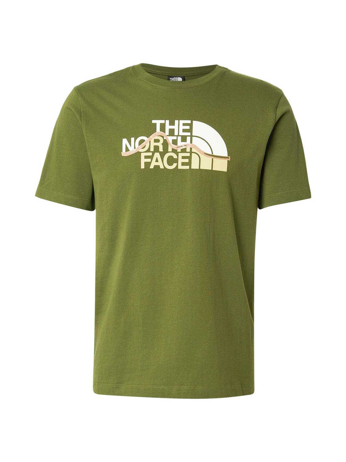 

THE NORTH FACE Футболка 'MOUNTAIN LINE' в оливковом цвете, Reed