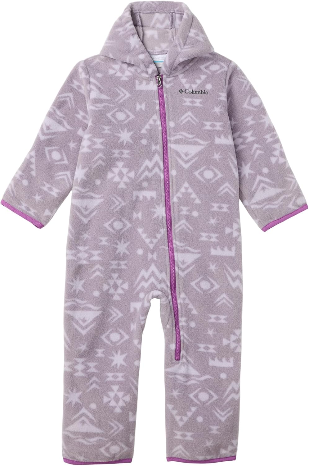 

Columbia Unisex Baby Snowtop II Bunting, Shale Purple Peaked Tonal