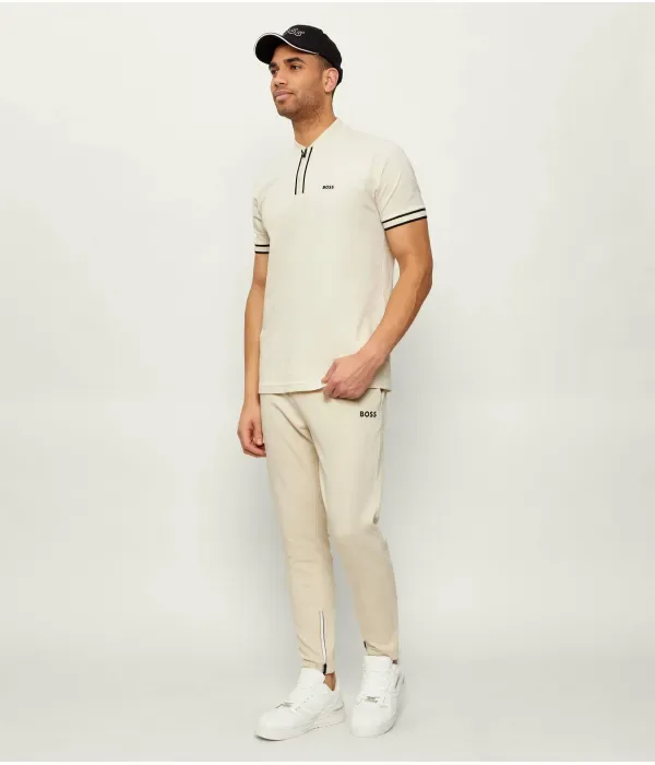 Jt_Toc Длинные спортивные штаны для вращения regular fit Boss Green, бежевый — фото 2