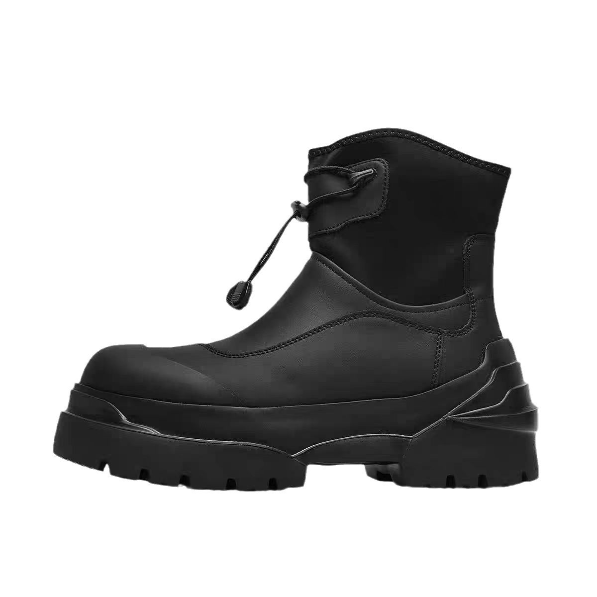 

Rummaden Унисекс черные зимние ботинки с меховой подкладкой, цвет Black Fleece-Lined