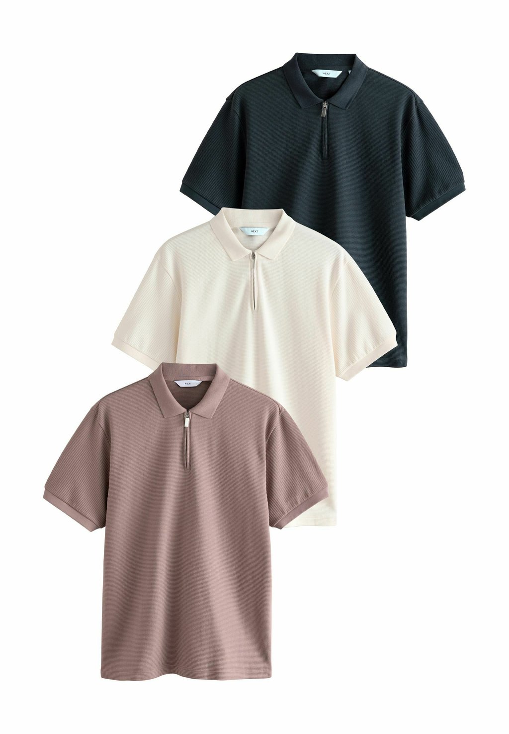 

Рубашка поло TEXTURED 3 PACK Next, синий