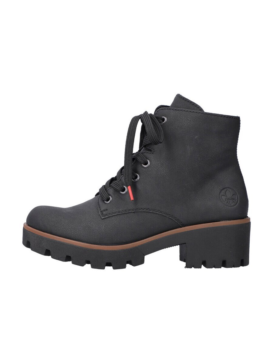 Ботинки женские Rieker Lace-Up Ankle Boots на шнуровке, черный — фото 2