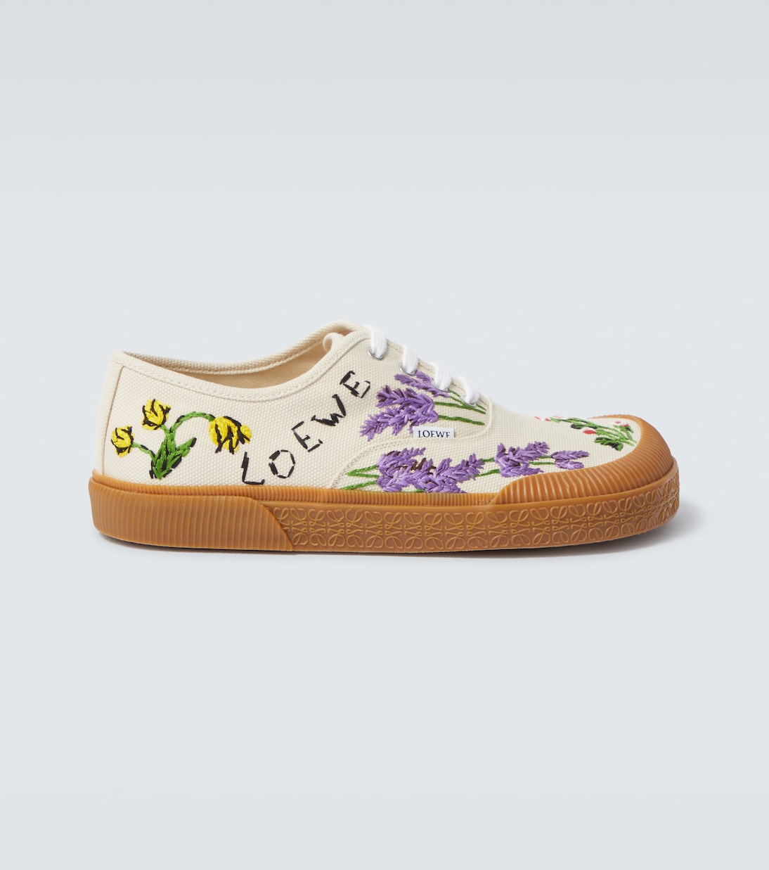 

Кроссовки Terra Vulca с вышивкой на текстиле Loewe, Cream/Multicolor