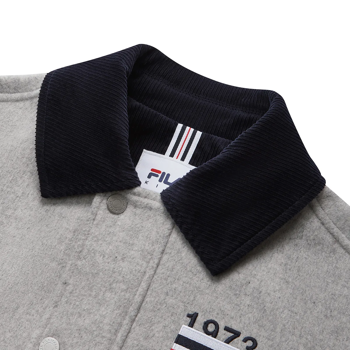 Куртка PERFORMANCE FPF детская FILA KIDS, Ivory Heather Gray — фото 4