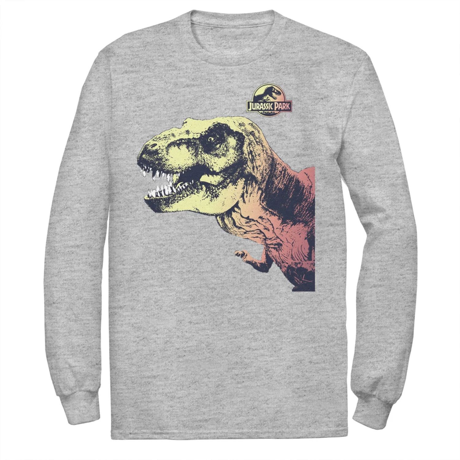 

Мужская футболка Jurassic Park T-Rex Sunset Color Fill In Licensed Character