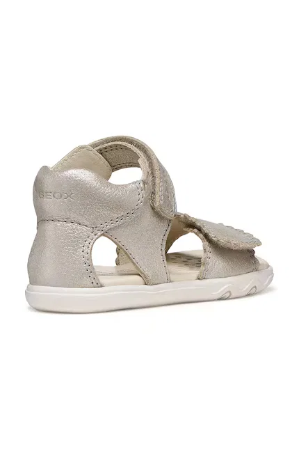 Сандалии кожаные SANDAL STEPPIEUP Geox, бежевый — фото 3