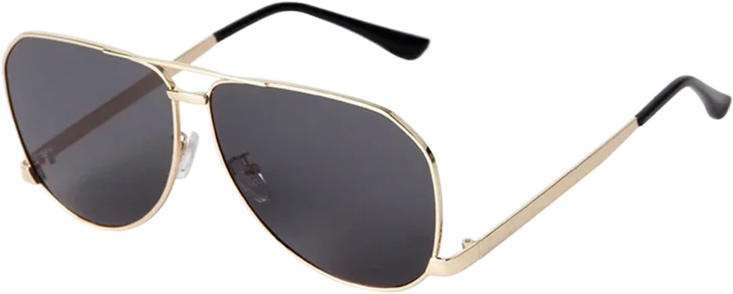 

Солнцезащитные очки с защитой UV400 | Металлическая двойная перемычка, большая оправа | Для женщин и мужчин, для занятий спортом на открытом воздухе и вождения DSVIGF, 02