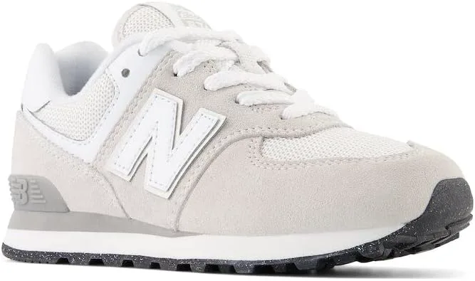 Кроссовки New Balance Kids' 574 V1 на шнуровке, белый — фото 4