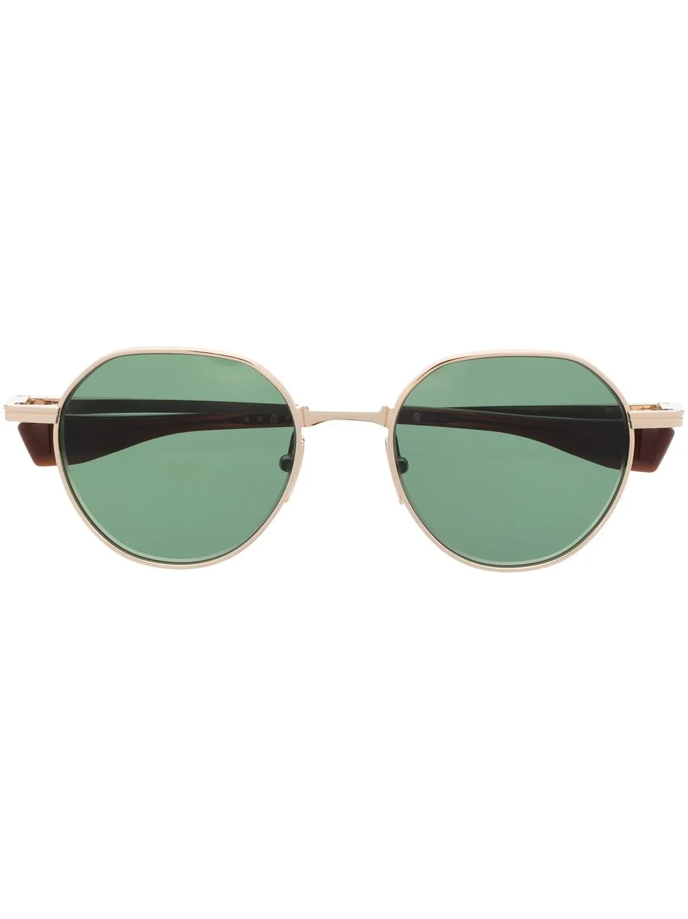 

Солнцезащитные очки в круглой оправе Dita Eyewear, золотой