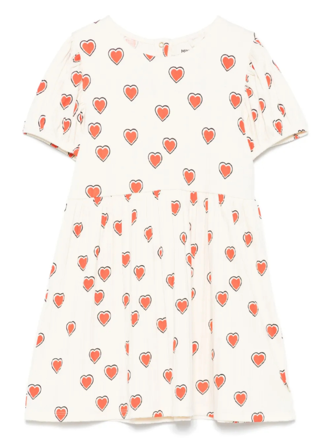 

Mini Rodini платье из органического хлопка, нейтральный