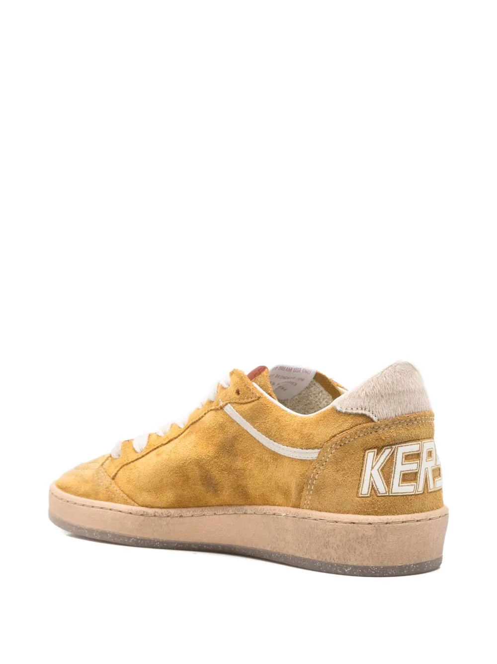 Замшевые кроссовки со звездами GOLDEN GOOSE, коричневый — фото 3