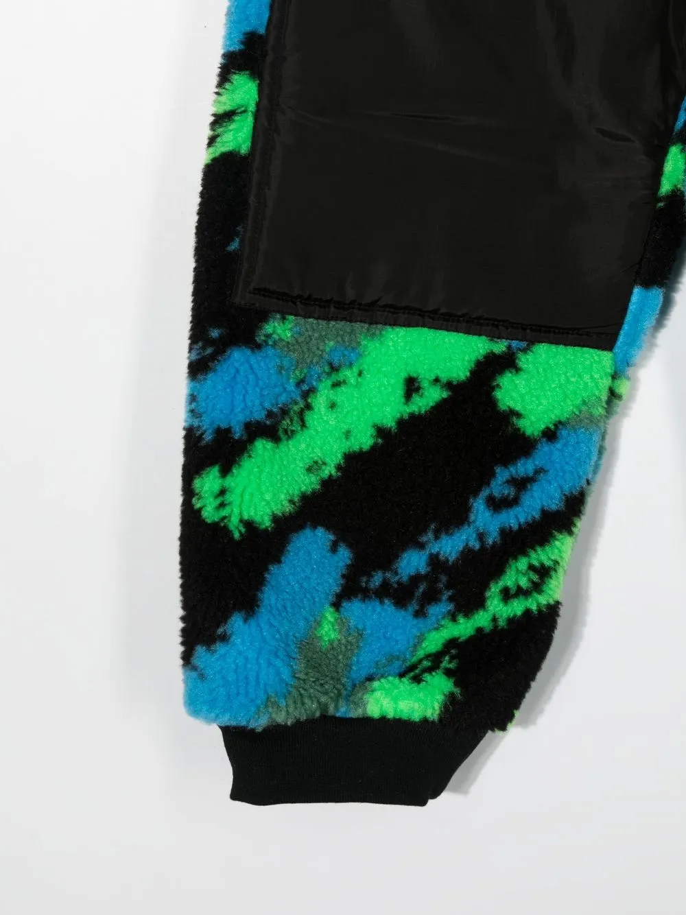 Спортивные шорты с камуфляжным принтом Stella McCartney Kids, черный — фото 3