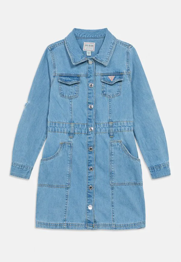 Детское платье, джинсовое платье Guess, Blue Denim