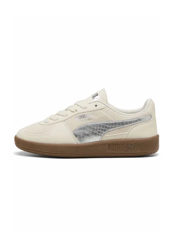 Кроссовки Puma Palermo Metallic Safari Jr, цвет альпийский снег-серебристый