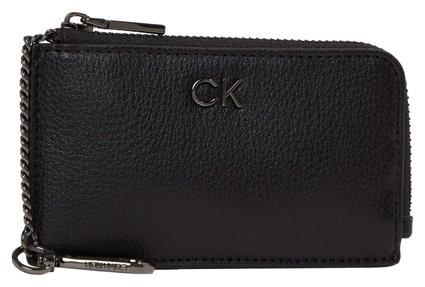 

Визитница Calvin Klein "CK DAILY ZIP CARDHOLDER W/CHAIN", цвет Ck Black