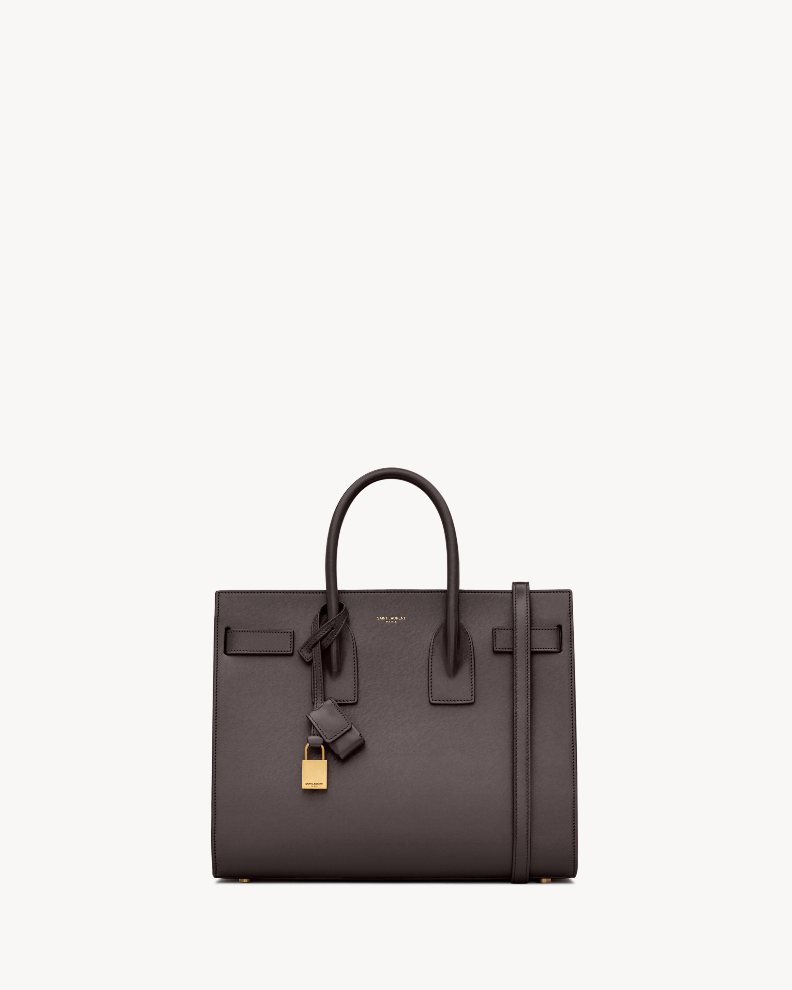 

Сумка SAC DE JOUR в своем культовом размере Saint Laurent, коричневый