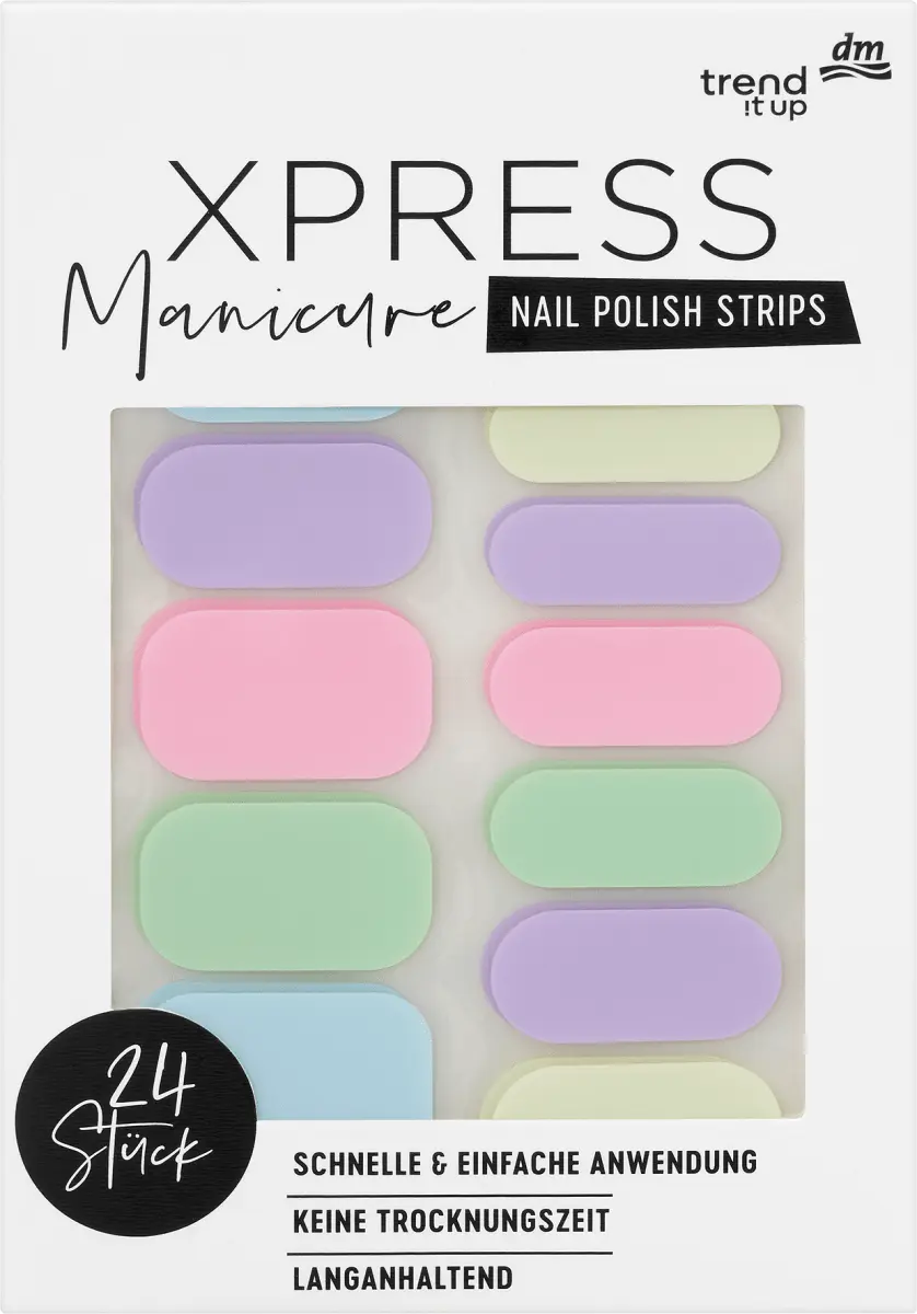 

Фольга для ногтей XPRESS Manicure 022 Pastel Squads 24 шт. trend !t up