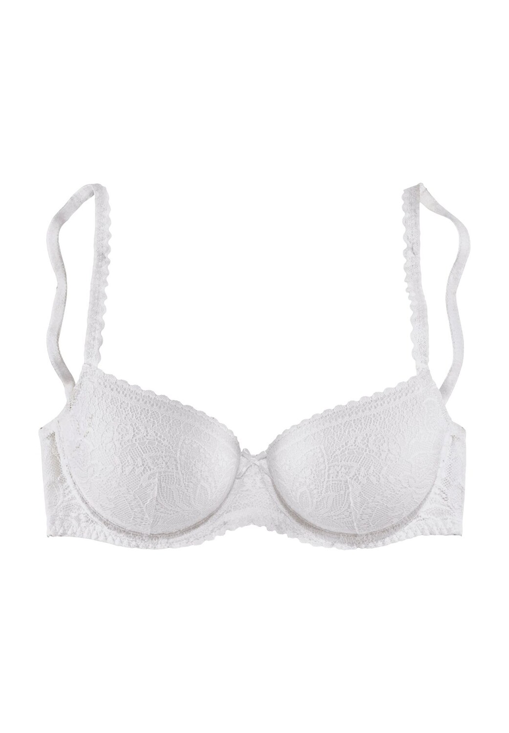 

Женский бюстгальтер с чашечками Luciana и декоративным бантиком LASCANA, цвет Weiss Cream