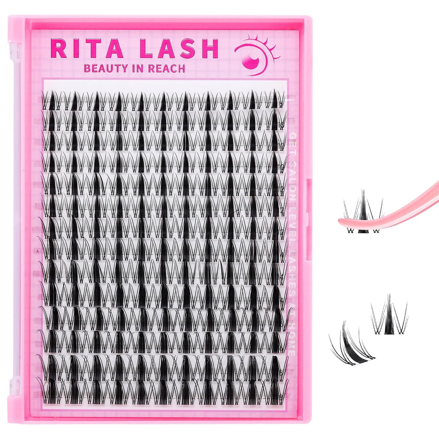Набор накладных ресниц RITALASH Fairy Lash Clusters Wispy Cluster Eyelashes Ritalash, Fairy
