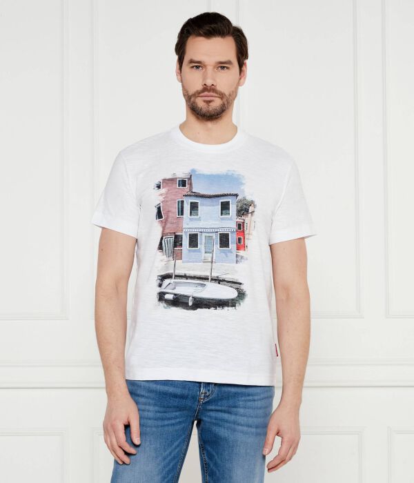 

Футболка альбинос Regular fit Joop! Jeans, белый