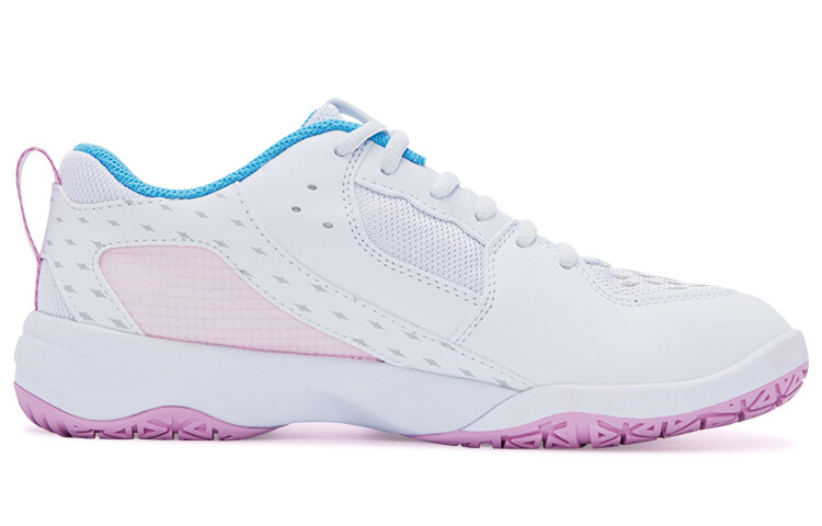 Кроссовки VICTOR Badminton Shoes Unisex Low-top White/pink, белый — фото 2