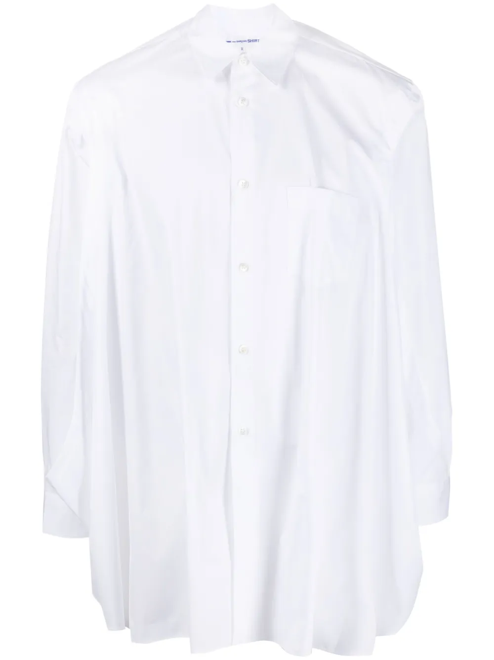

Рубашка с разрезами Comme Des Garçons Shirt, белый